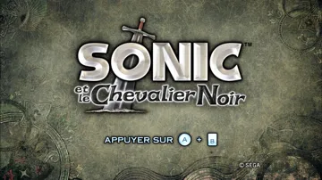 Sonic and the Black Knight screen shot title